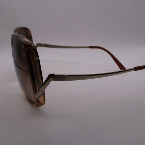 Vogue VO2638 Oversized Brown Gradient Acetate Square Retro Sunglasses